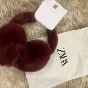 Zara Women's Deep Red Earmuffs